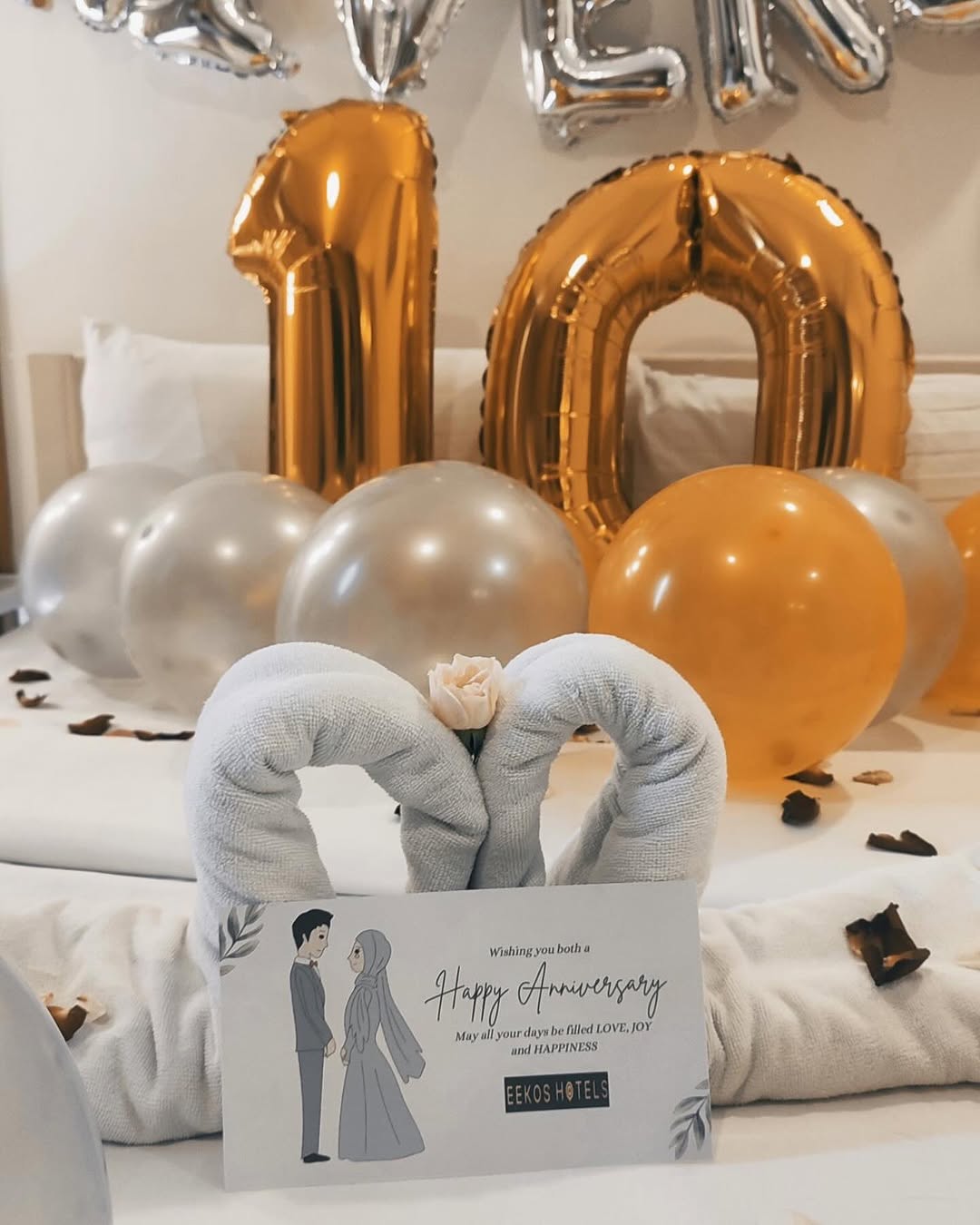 Celebration room setup